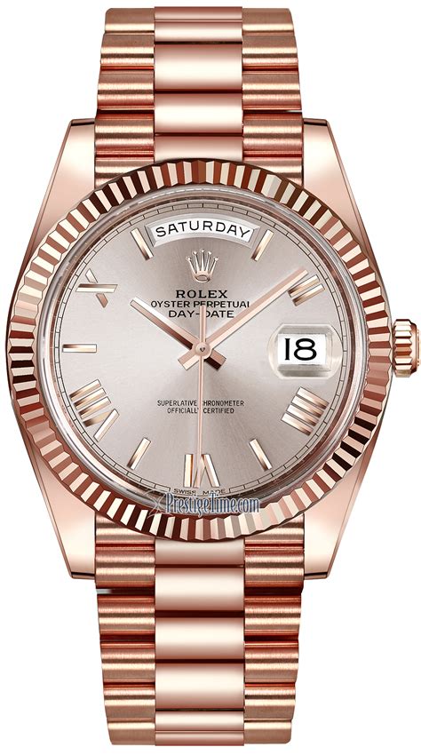 rolex day date ii everose gold|rolex day date reference 228235.